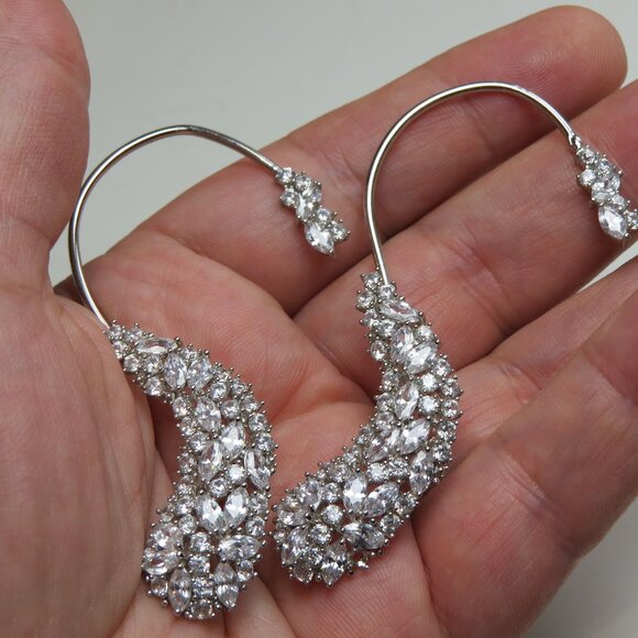 14kDiamond Marquise & Round earring